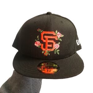 new era san Francisco giants flower fitted hat 7 1/2